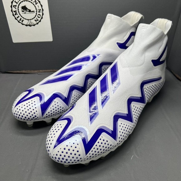Adidas Freak Ultra 22 Boost Football Cleats White Purple GW2927 Men Sz 13.5 NEW main image 9
